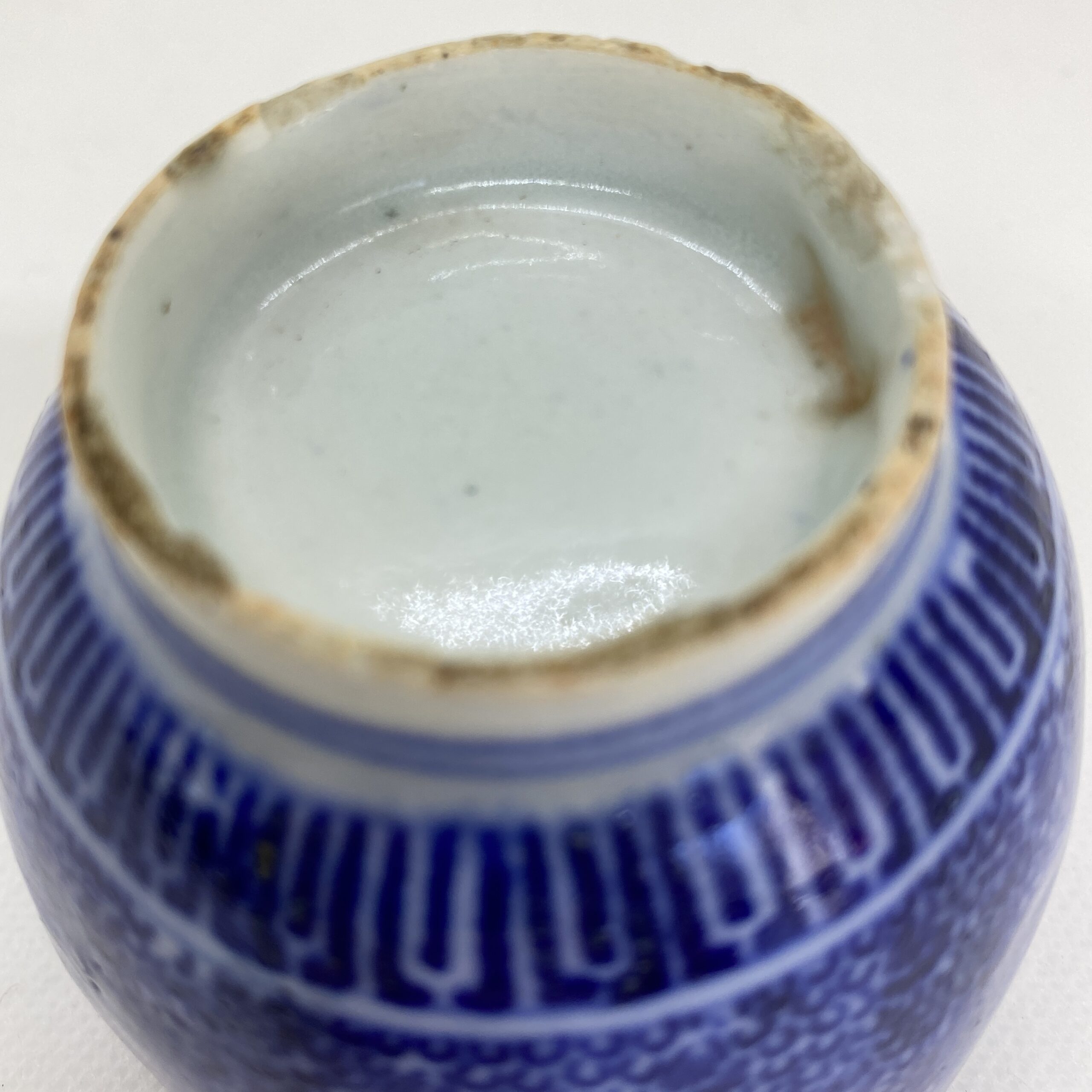 明治～大正時代の染付印判 微塵唐草 蕎麦猪口・向付｜暮らしをつなぐ
